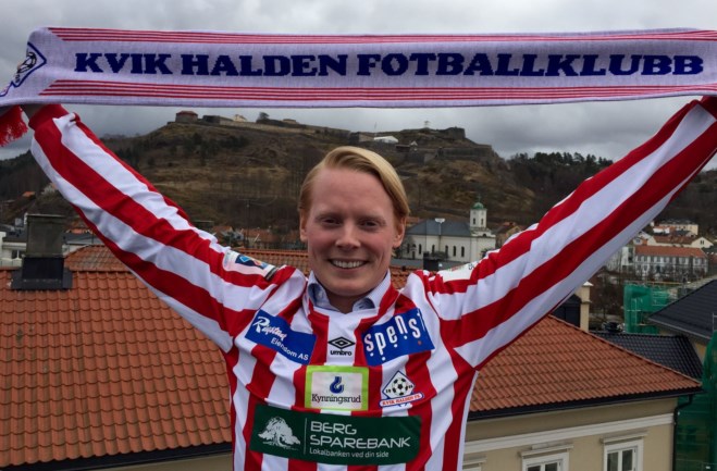 Andreas med Kvik skjerf